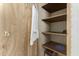 Shelved closet offers additional storage space at 1471 E 22Nd Ave, Apache Junction, AZ 85119