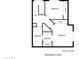 Second floor plan features two bedrooms and two bathrooms at 16644 N 33Rd St # 105, Phoenix, AZ 85032