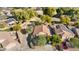 Aerial view showcasing house, pool, and neighborhood at 17713 N Larkspur Ln, Surprise, AZ 85374