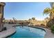 Relaxing kidney-shaped pool with a view at 18265 N 116Th Dr, Surprise, AZ 85378