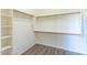 Large walk-in closet with shelving and hanging rods at 1964 S Marble St, Gilbert, AZ 85295