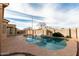 Expansive kidney-shaped pool with a large backyard at 1964 S Marble St, Gilbert, AZ 85295