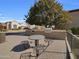 Community BBQ area with a metal table and chairs at 2091 E Geronimo St, Chandler, AZ 85225