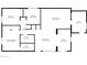 Floor plan showing layout of home, including bedrooms and living areas at 2348 W Laurel Ln, Phoenix, AZ 85029