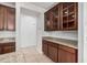 Kitchen with ample cabinet space and granite countertops at 3667 S 185Th Dr, Goodyear, AZ 85338