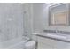 Bathroom with white vanity, granite countertop, and bathtub at 3730 N Maya Rd, Eloy, AZ 85131