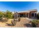 Spacious backyard with desert landscaping and pergola at 3832 N 162Nd Ln, Goodyear, AZ 85395