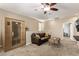 Bright bonus room with a sauna and plenty of space for relaxation at 4124 E Toledo St, Gilbert, AZ 85295