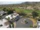 Aerial view showcasing home and golf course at 4605 E Valley View Dr, Phoenix, AZ 85044