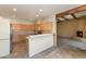 Kitchen with light wood cabinets, stainless steel appliances, and tile floor at 5743 E Windstone Trl, Cave Creek, AZ 85331