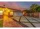 Garage with unique design and basketball court at 5801 E Exeter Blvd, Phoenix, AZ 85018