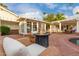 Comfortable patio seating with fire pit and views of the pool at 5801 E Exeter Blvd, Phoenix, AZ 85018