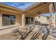 Covered patio with access from multiple doors at 6307 S Palo Blanco Dr, Gold Canyon, AZ 85118