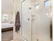 Clean bathroom with a walk-in shower and modern finishes at 653 N Abalone Dr, Gilbert, AZ 85233