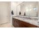 Bathroom with double vanity and granite countertops at 653 N Abalone Dr, Gilbert, AZ 85233