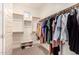 Large walk-in closet with ample shelving and hanging space at 653 N Abalone Dr, Gilbert, AZ 85233