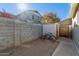 Backyard with shed, bicycle, and walkway at 8707 N 3Rd Ave, Phoenix, AZ 85021