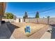 Backyard with grassy area, playset, and shed at 8707 N 3Rd Ave, Phoenix, AZ 85021