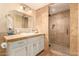 Elegant bathroom with a large shower and updated vanity at 8707 N 3Rd Ave, Phoenix, AZ 85021