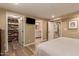 Bright bedroom with ensuite bathroom access and large walk-in closet at 8707 N 3Rd Ave, Phoenix, AZ 85021