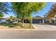 Tan house with dark garage door, mature tree, and landscaped yard at 8707 N 3Rd Ave, Phoenix, AZ 85021