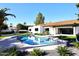 Luxury pool and patio area at 9789 E Cinnabar Ave, Scottsdale, AZ 85258