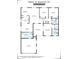 Floor plan showing a 2-bedroom, 2-bathroom home with screened porch and garage at 9802 N Balboa Dr, Sun City, AZ 85351