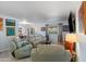 Living room with light walls and comfy seating at 9802 N Balboa Dr, Sun City, AZ 85351