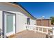 Home features a deck, storage shed, and a partially fenced backyard at 11596 W Sierra Dawn Blvd # 109, Surprise, AZ 85378