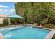 Refreshing pool with waterfall feature in a lush landscape at 1233 E Monte Vista Rd, Phoenix, AZ 85006