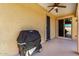 Covered patio with ceiling fan and sliding glass door access at 1306 E Cecil Ct, Casa Grande, AZ 85122