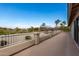 Private balcony overlooking the backyard and golf course at 13332 W Palo Verde Dr, Litchfield Park, AZ 85340