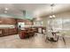 Modern kitchen with stainless steel appliances and island at 13332 W Palo Verde Dr, Litchfield Park, AZ 85340