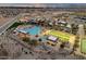 Aerial view of community amenities, including bocce ball at 1520 W Sonoqui Blvd, San Tan Valley, AZ 85140