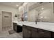 Modern bathroom with double vanity and large walk-in shower at 1520 W Sonoqui Blvd, San Tan Valley, AZ 85140