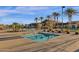 Community spa and pool area with palm trees at 1520 W Sonoqui Blvd, San Tan Valley, AZ 85140