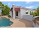 Back exterior with pool, patio, and BBQ area at 15522 E Cactus Dr, Fountain Hills, AZ 85268