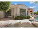 Back exterior showing pool and patio access at 15522 E Cactus Dr, Fountain Hills, AZ 85268