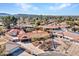 Aerial view showcasing a house and neighborhood at 215 E Marconi Ave, Phoenix, AZ 85022