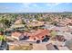 Aerial view of house with pool and mountain backdrop at 215 E Marconi Ave, Phoenix, AZ 85022