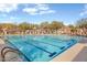 Community lap pool with plenty of lounge chairs at 3039 W Sand Flower Dr, Phoenix, AZ 85086