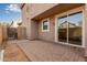 Private patio with sliding glass door access at 4044 E Oakland St, Gilbert, AZ 85295