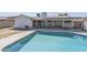 Large swimming pool in the backyard of the house at 4202 W Wood Dr, Phoenix, AZ 85029