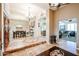 Open dining room and living room with tile flooring at 5432 W Fallen Leaf Ln, Glendale, AZ 85310