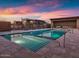 Community pool with spa and lounge area at 6525 E Cave Creek Rd # 14, Cave Creek, AZ 85331