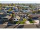 Aerial view of a single Gathering home with a large backyard at 8443 E Bonita Dr, Scottsdale, AZ 85250