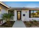 Welcoming entryway with modern door and landscaping at 8443 E Bonita Dr, Scottsdale, AZ 85250