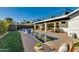 Resort-style pool with spa and outdoor patio at 8443 E Bonita Dr, Scottsdale, AZ 85250