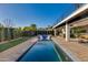 Stunning pool and spa with patio and deck at 8443 E Bonita Dr, Scottsdale, AZ 85250