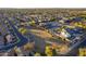 Aerial view of a residential neighborhood, showcasing a large vacant lot at 896 E Windsor Dr, Gilbert, AZ 85296